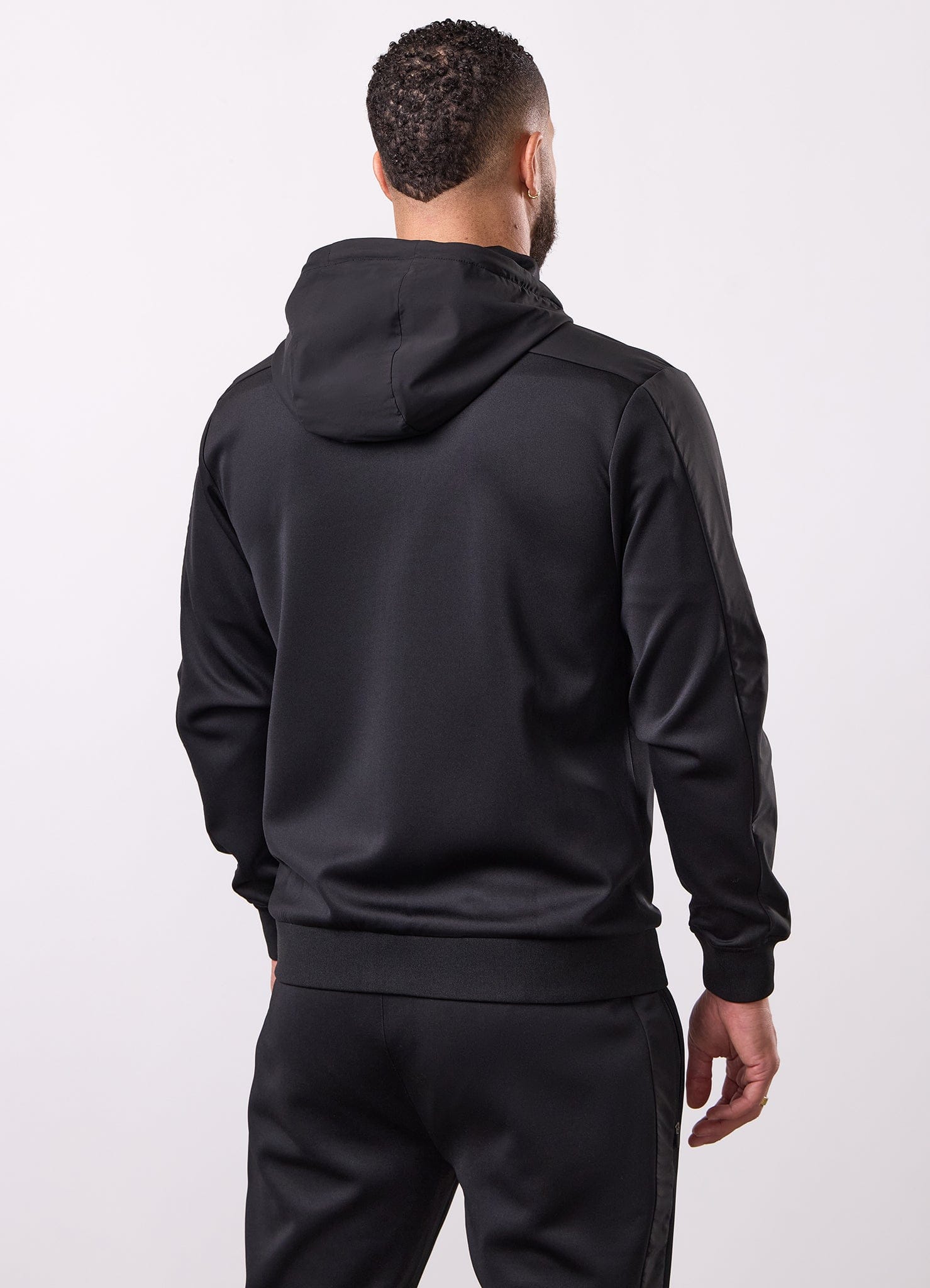 Gym King Core Plus Panel Hoodie - Black