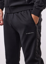 Gym King Core Plus Panel Full Zip Hood Tracksuit - Black