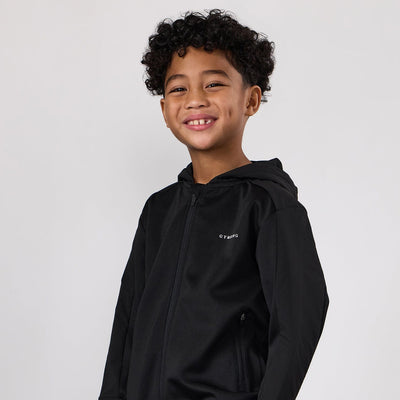 Gym King Kids Core Plus Panel Hoodie - Black