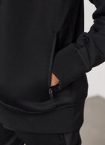 Gym King Kids Core Plus Panel Full Zip Hood Tracksuit - Black