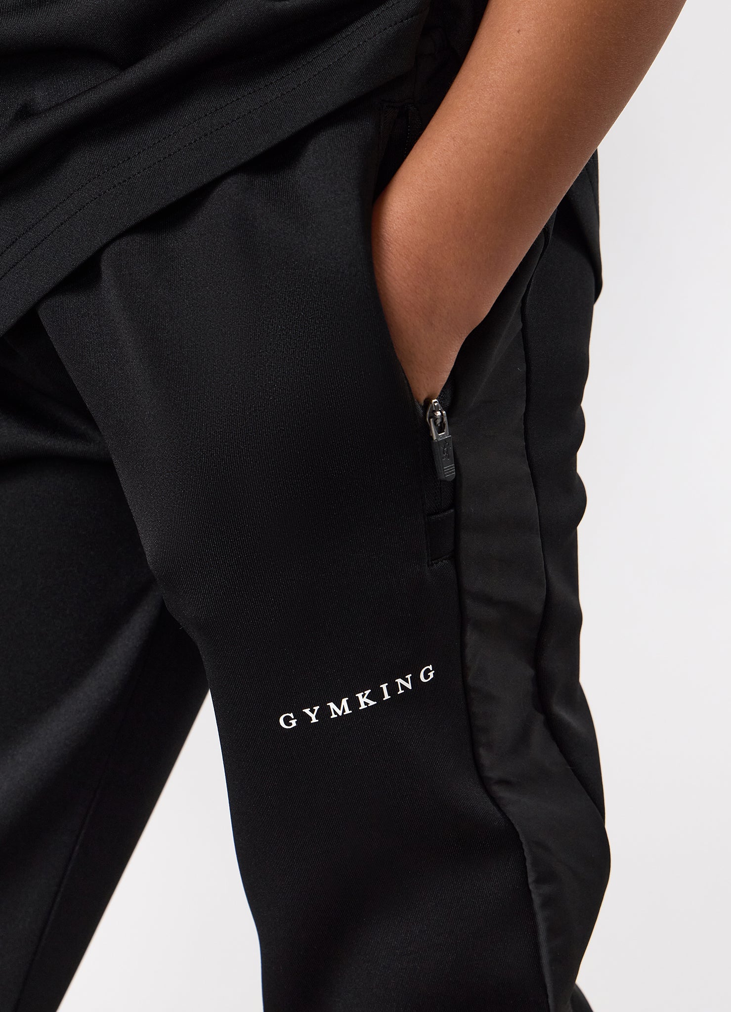 Gym King Kids Core Plus Panel Jogger - Black