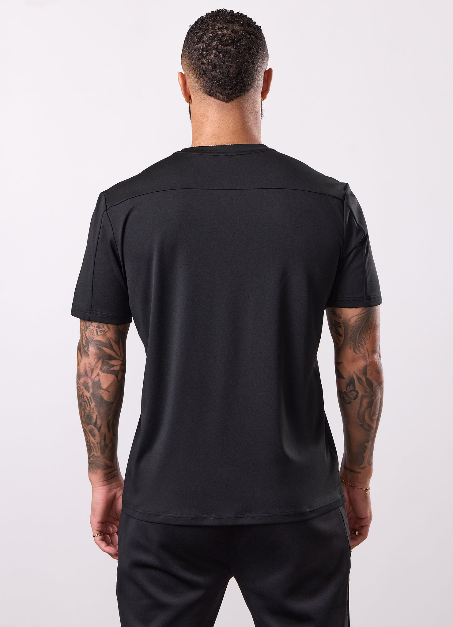 Gym King Core Plus Panel Tee - Black