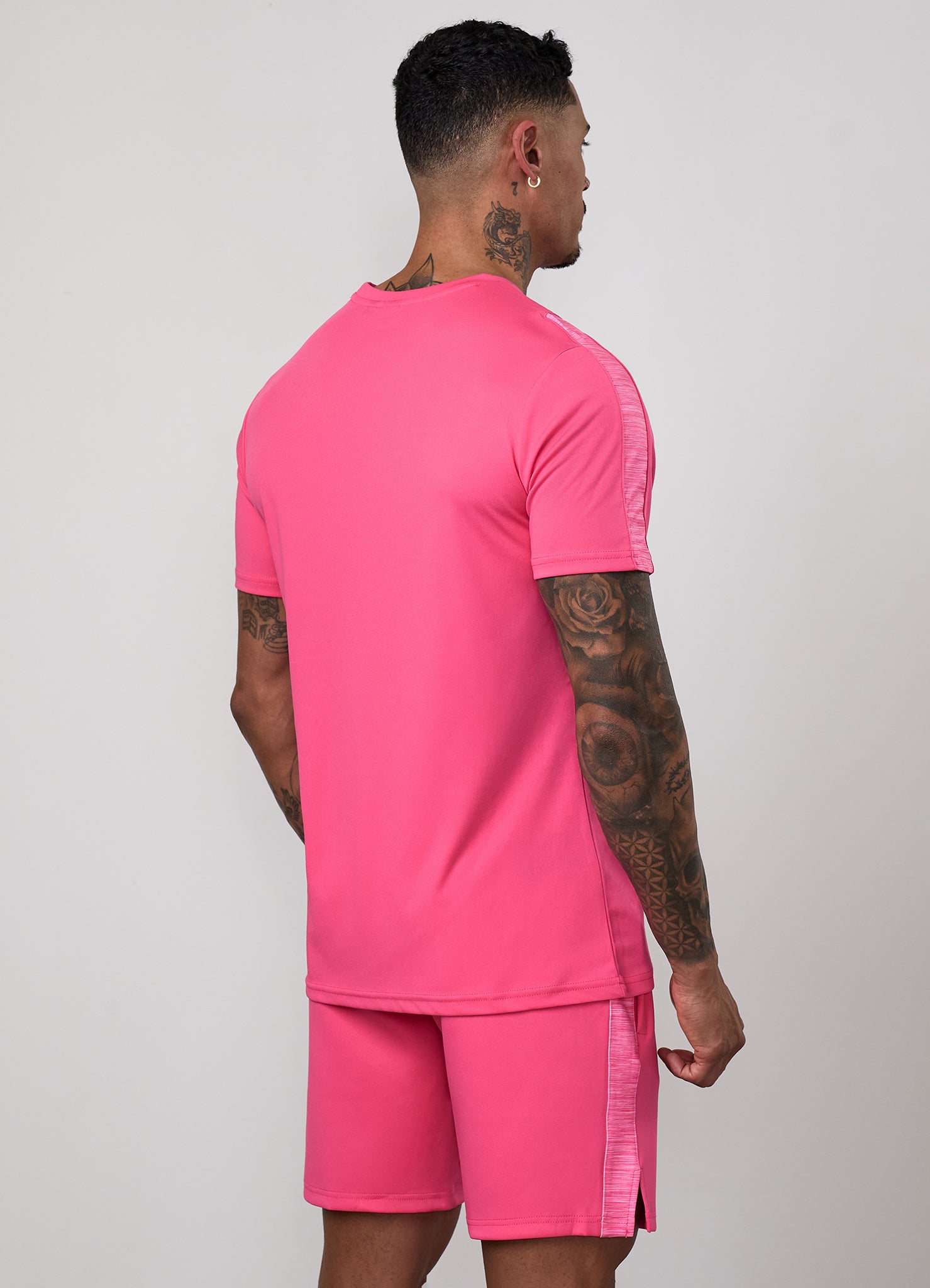 Gym King Core Plus Poly 2.0 Tee - Pink
