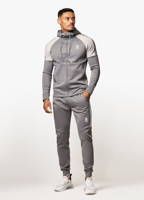 Gym King Core Plus Poly Tracksuit - Grey