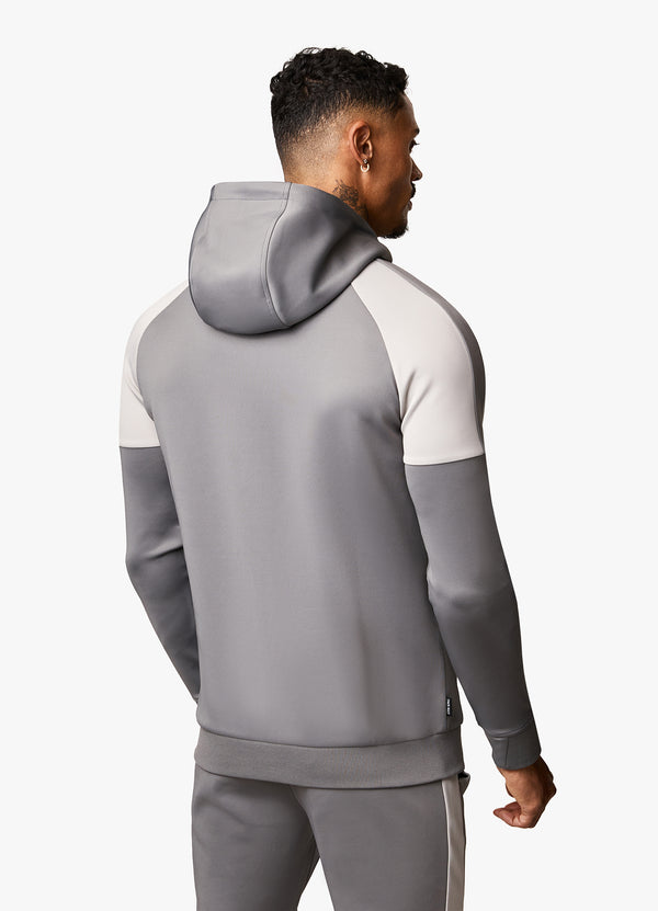 Gym King Core Plus Poly FZ Hood - Grey