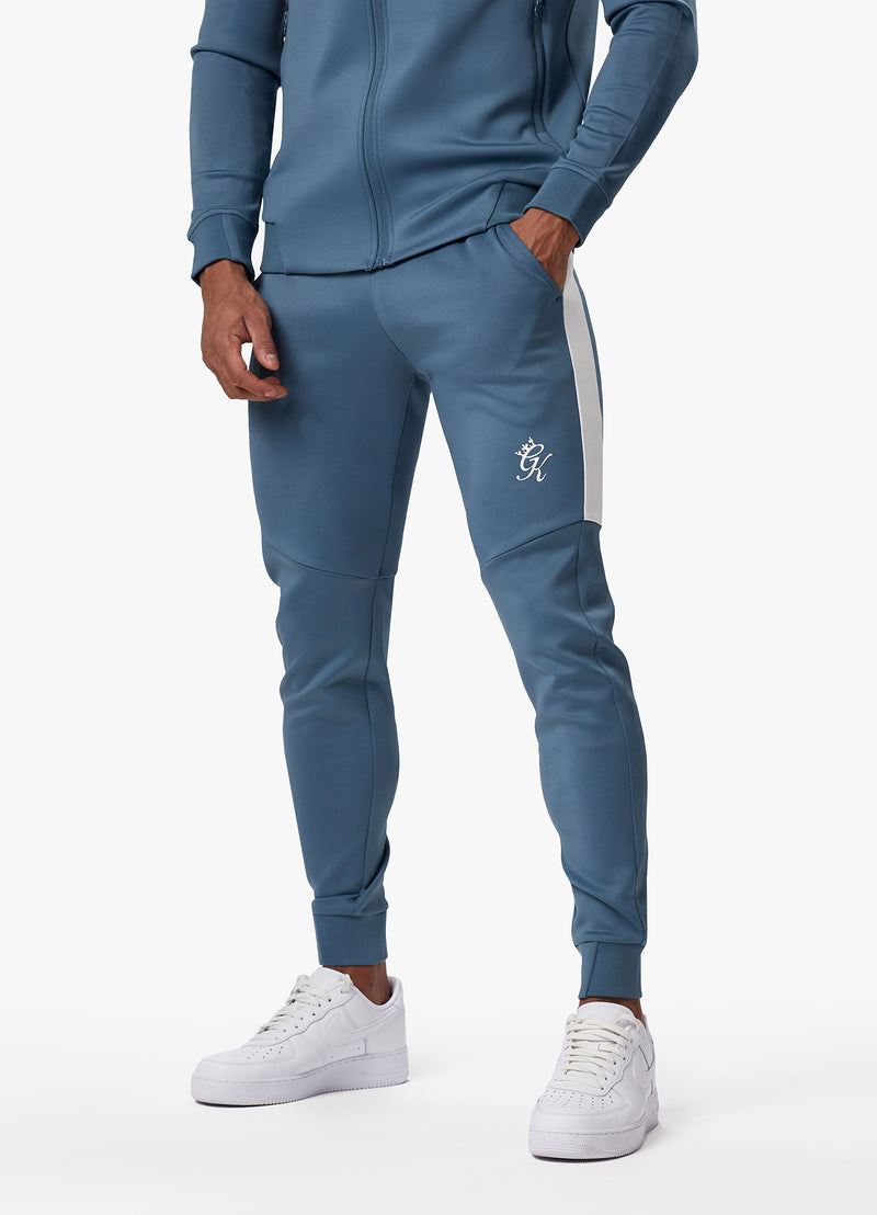 Gym King Core Plus Poly Jogger - Smoke Blue