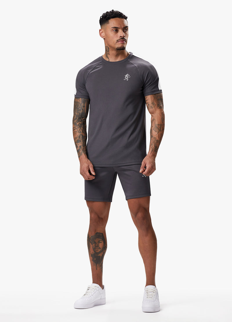 Gym King Core Plus Poly Tee - Graphite