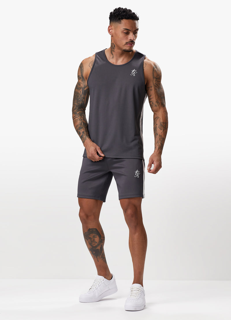 Gym King Core Plus Poly Vest - Graphite