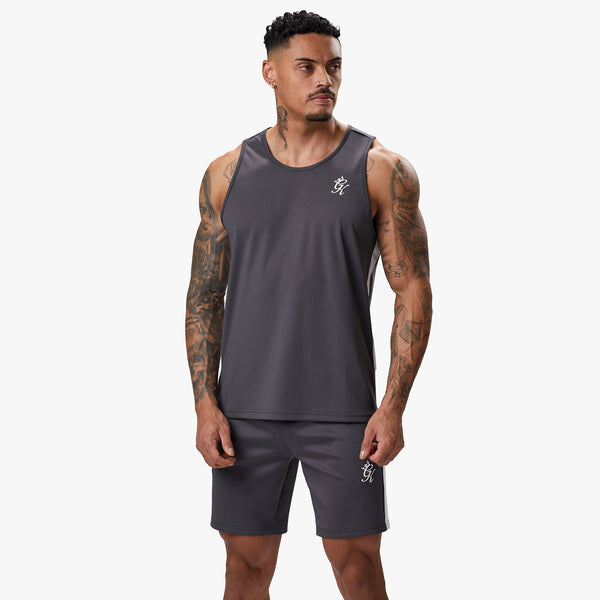 Gym King Core Plus Poly Vest - Graphite