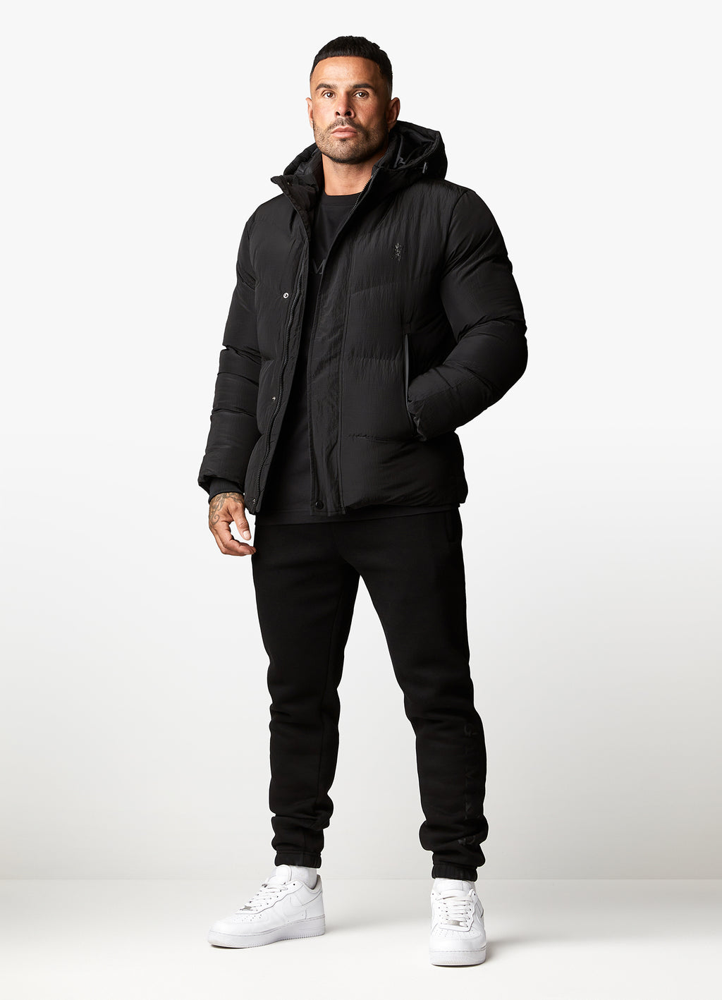 Gym king puffer jacket hot sale black