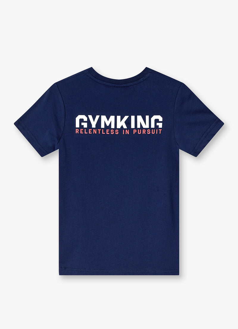 Gym King Kids Relentless Tee - Imperial Blue