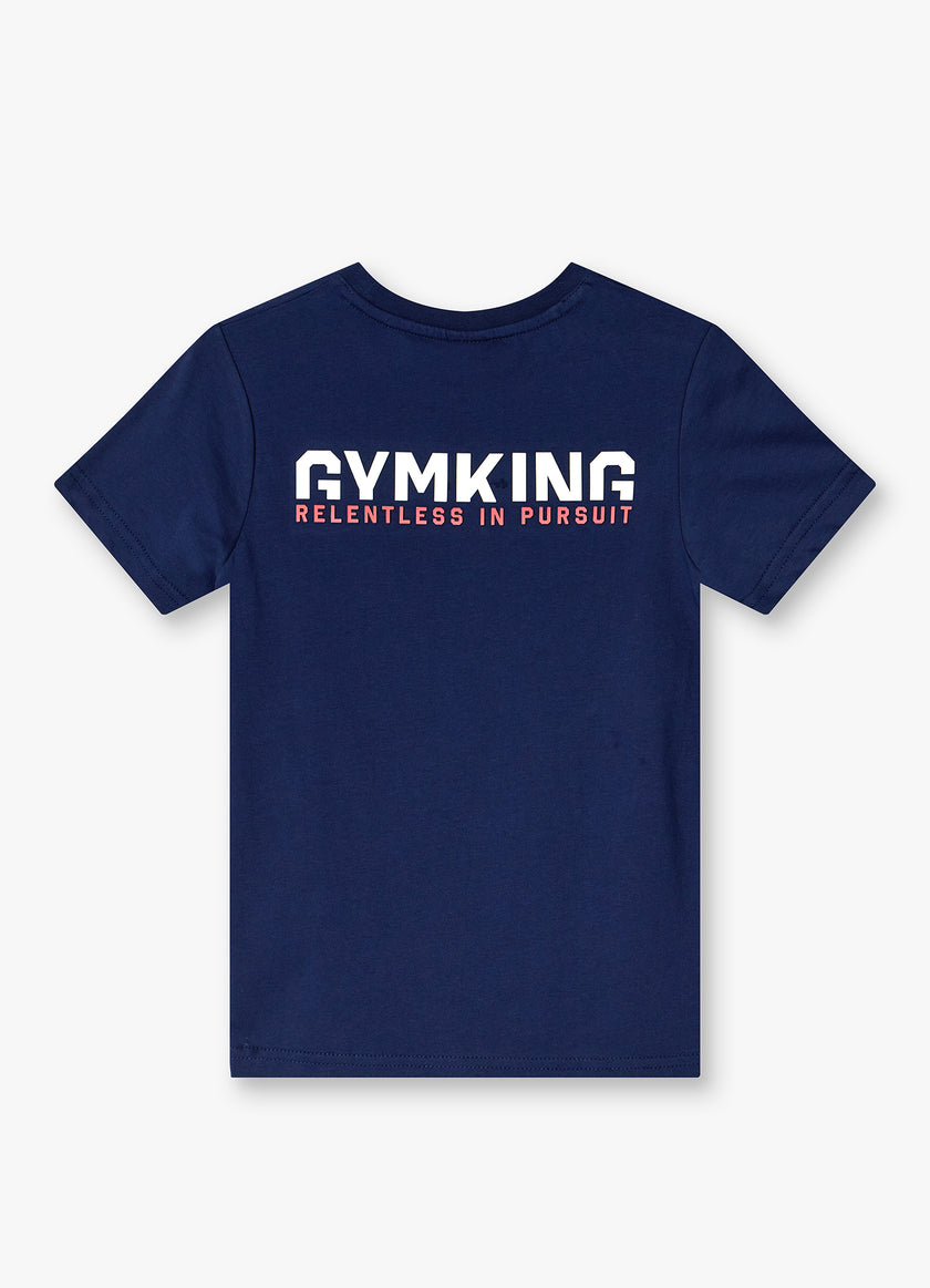 Gym King Kids Relentless Tee - Imperial Blue