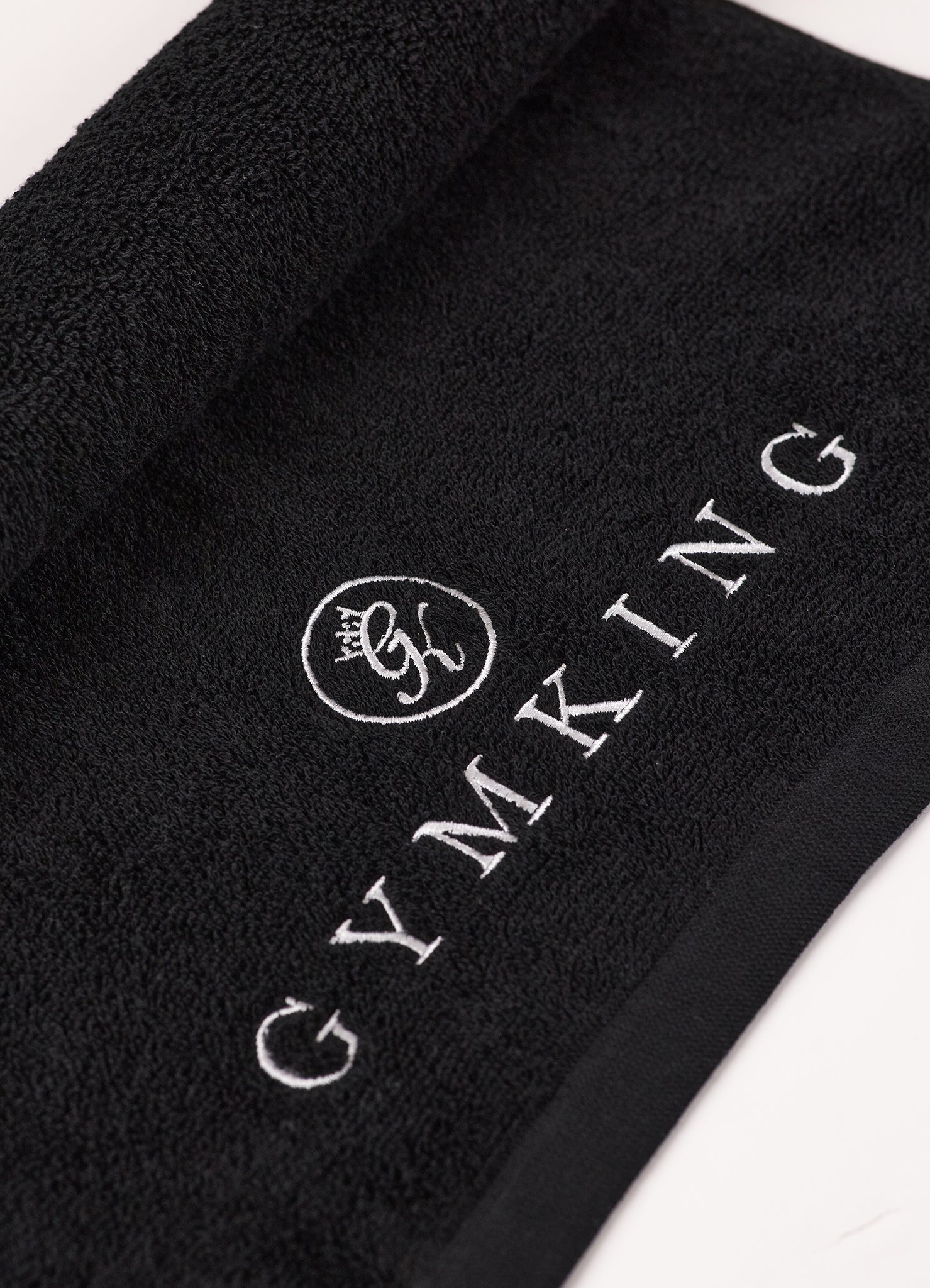 Gym King Small Pro Logo Towel - Black/White