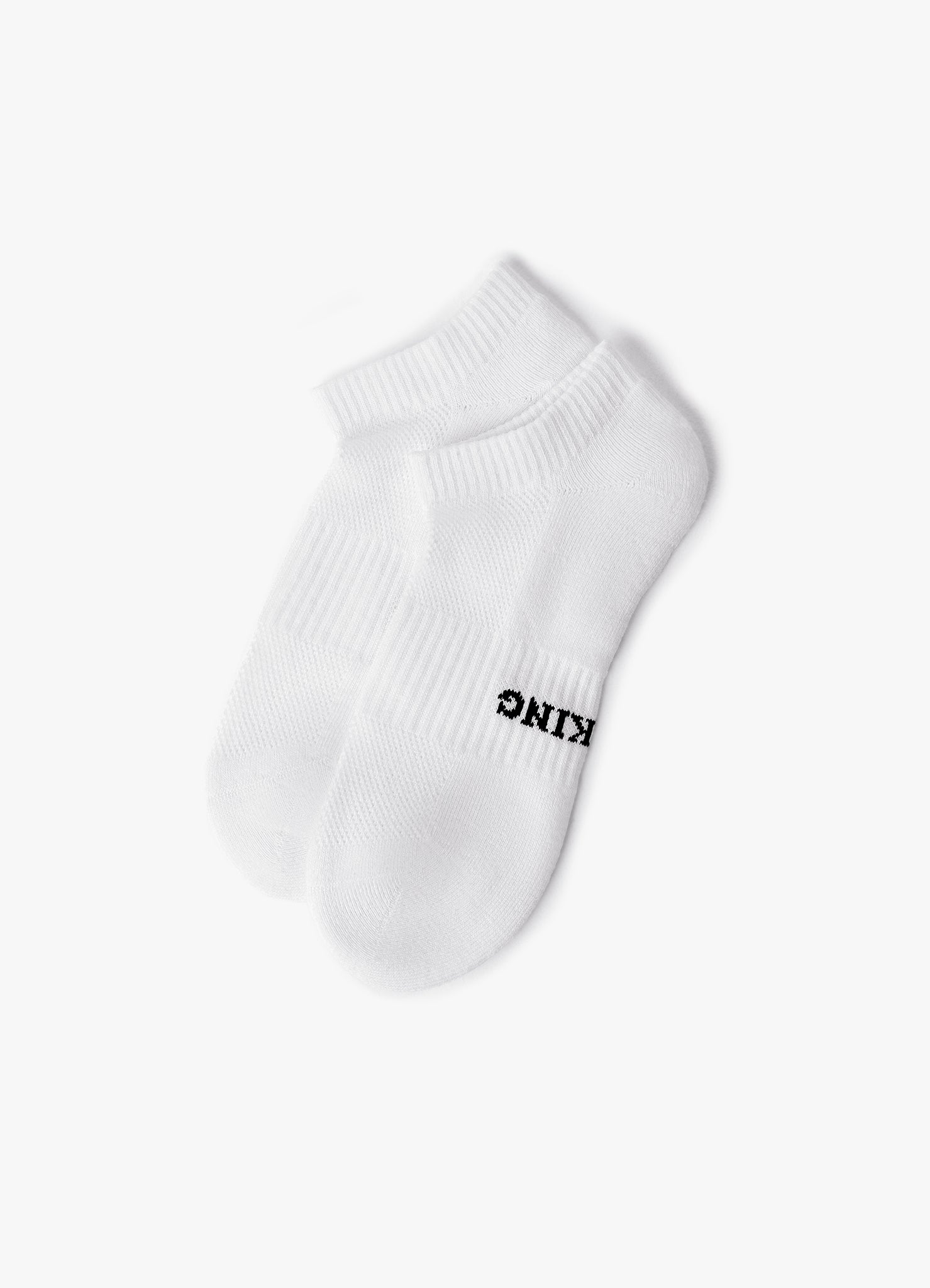 Gym King Linear Sports Sock (1PK) - White