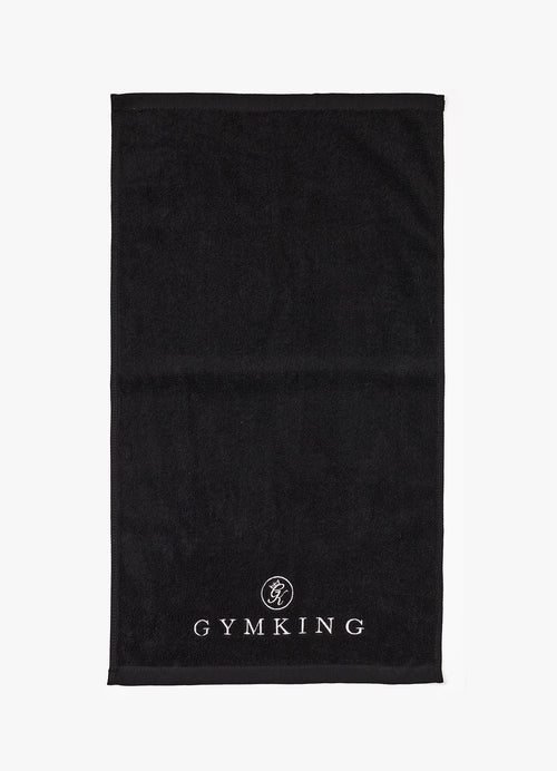 Gym King Small Pro Logo Towel - Black/White