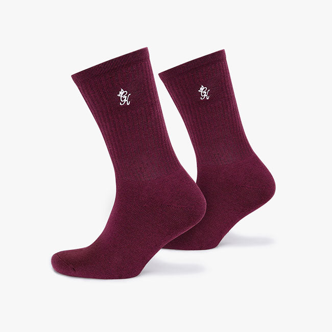 Gym King Core Socks (2pk) - Berry