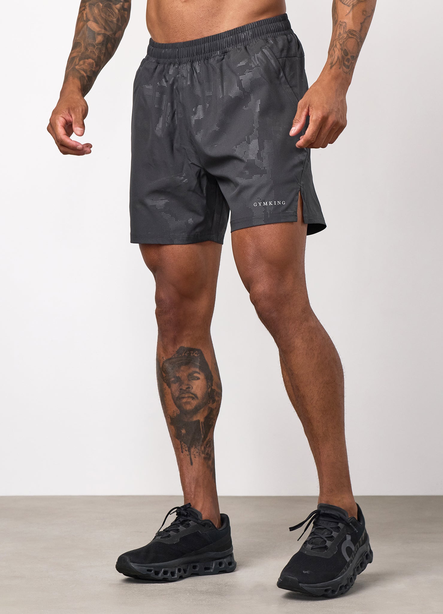 Gym King Debossed Camo Short 5