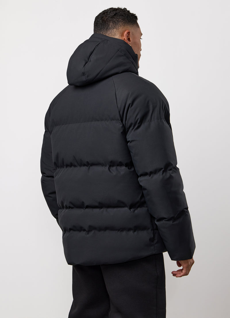 Gym King Discipline Puffer Jacket - Black