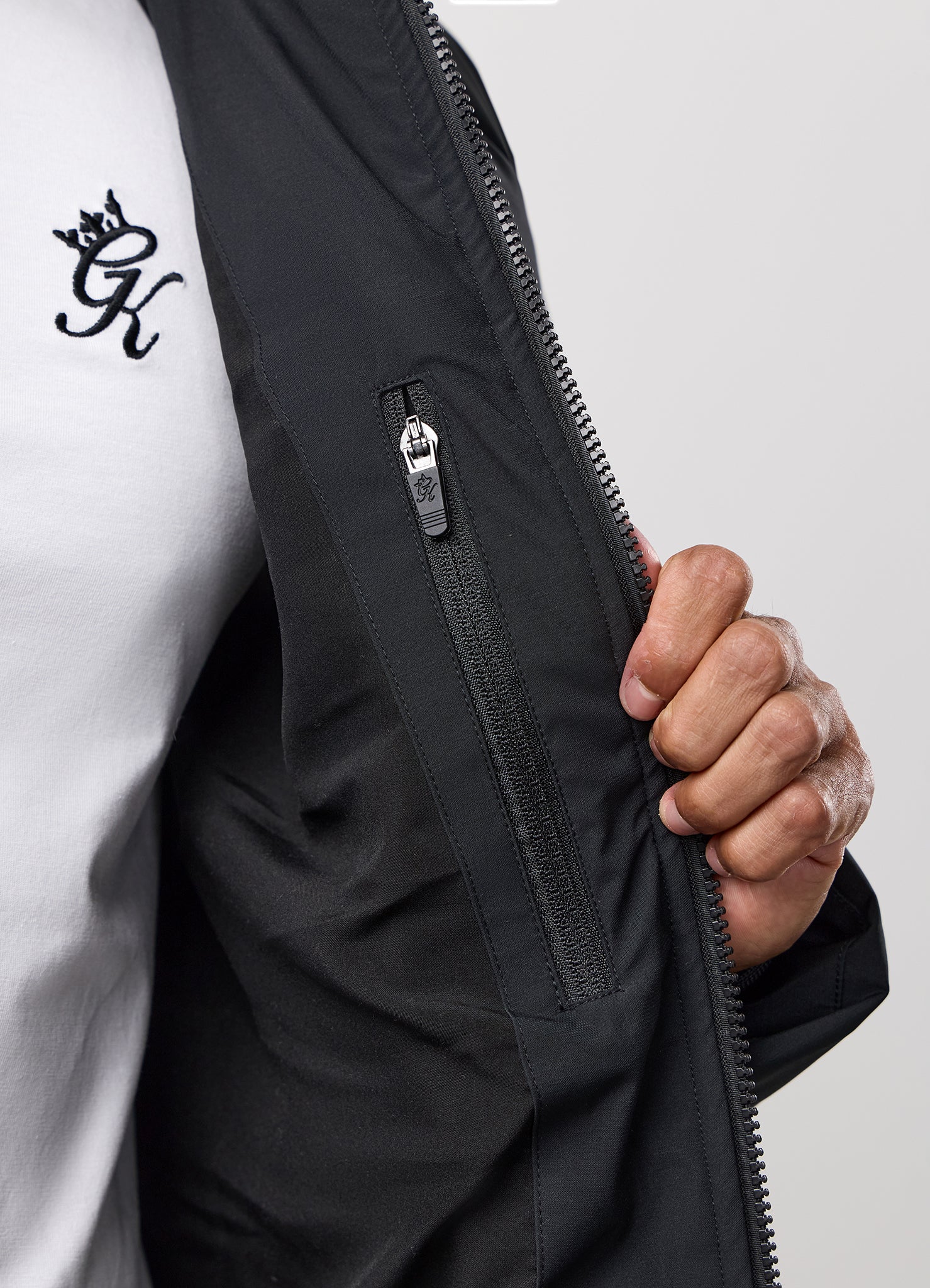 Gym King Discipline Puffer Jacket - Black