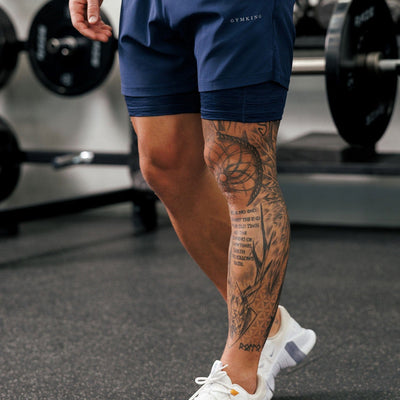 Gym King Dynamic Performance 2-In-1 Short - Oxford Blue