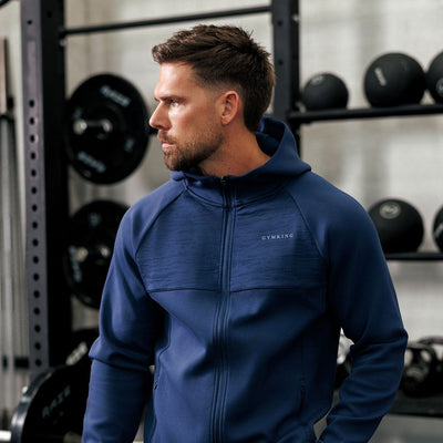 Gym King Dynamic Training Hoodie - Oxford Blue