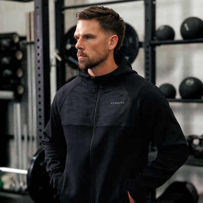 Gym King Dynamic Training Hoodie - Black