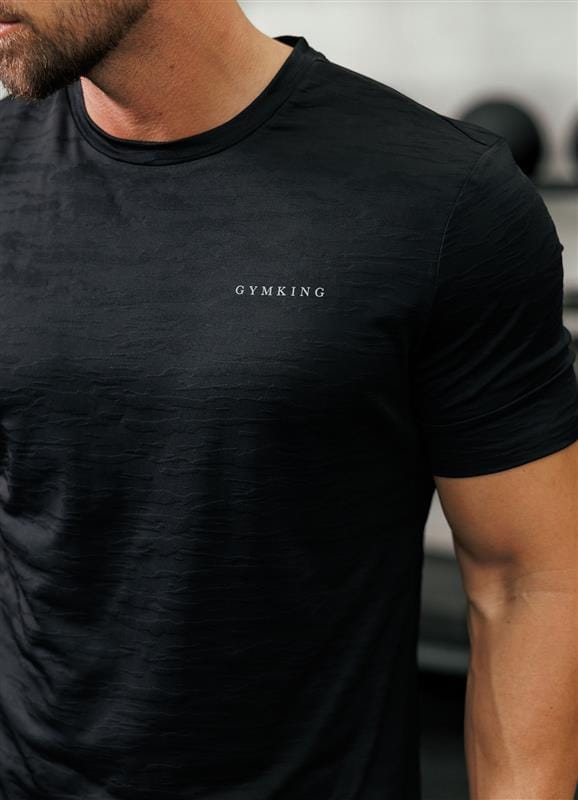 Gym King Dynamic Training Tee - Black