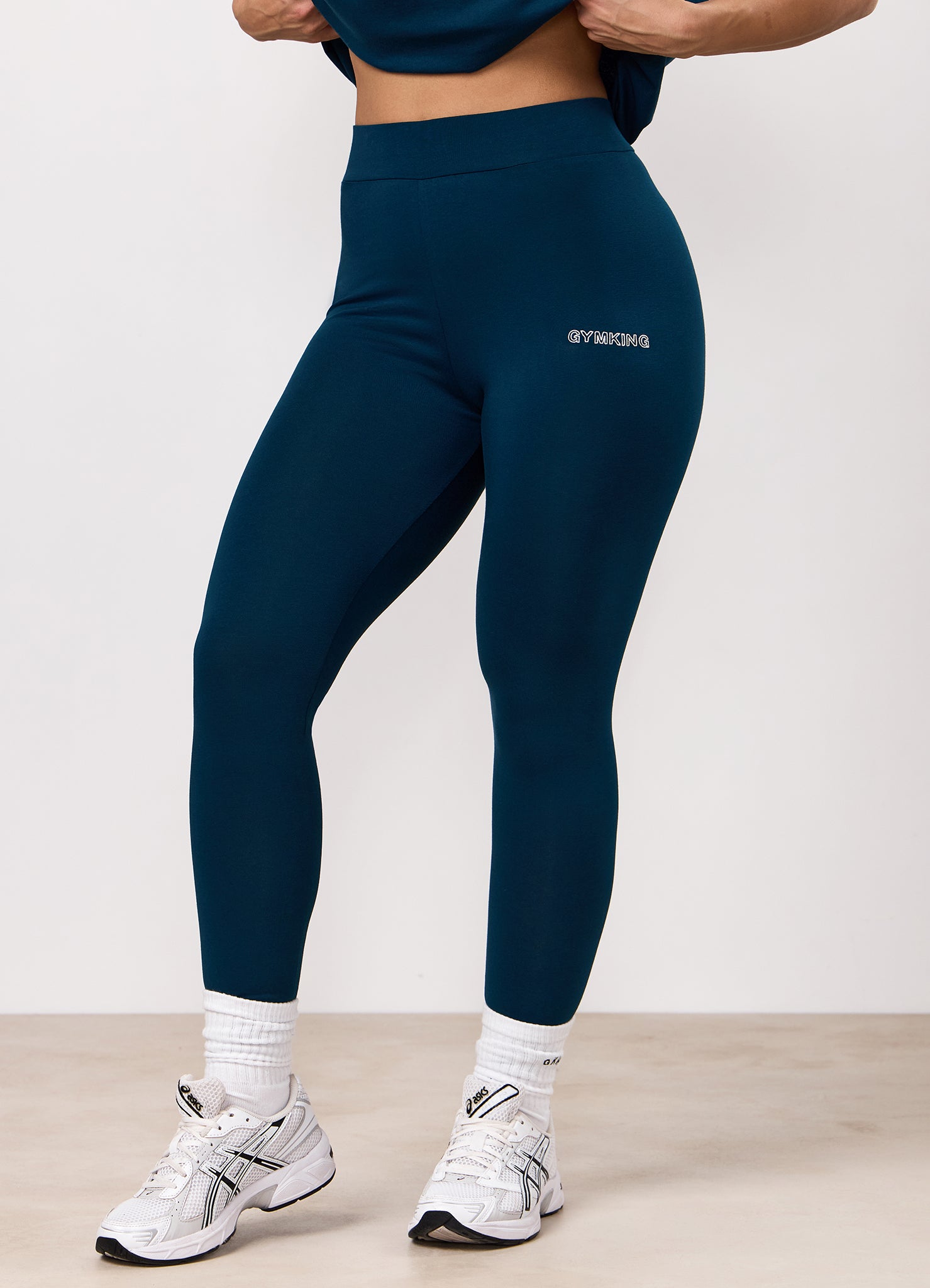 Gym King Dynamic Jersey Legging - Oil Blue