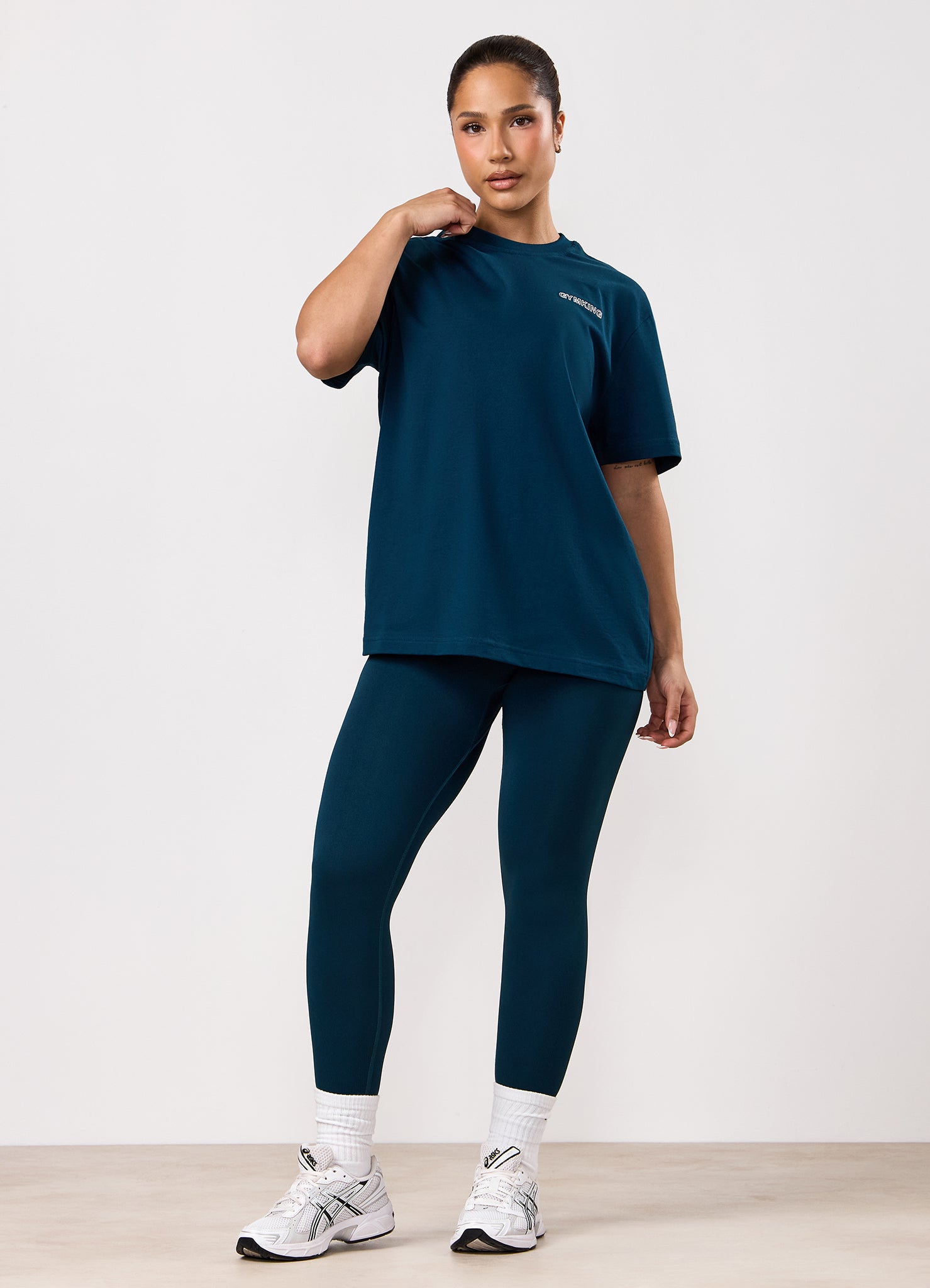 Gym King Sculpt Seamless Legging - Oil Blue