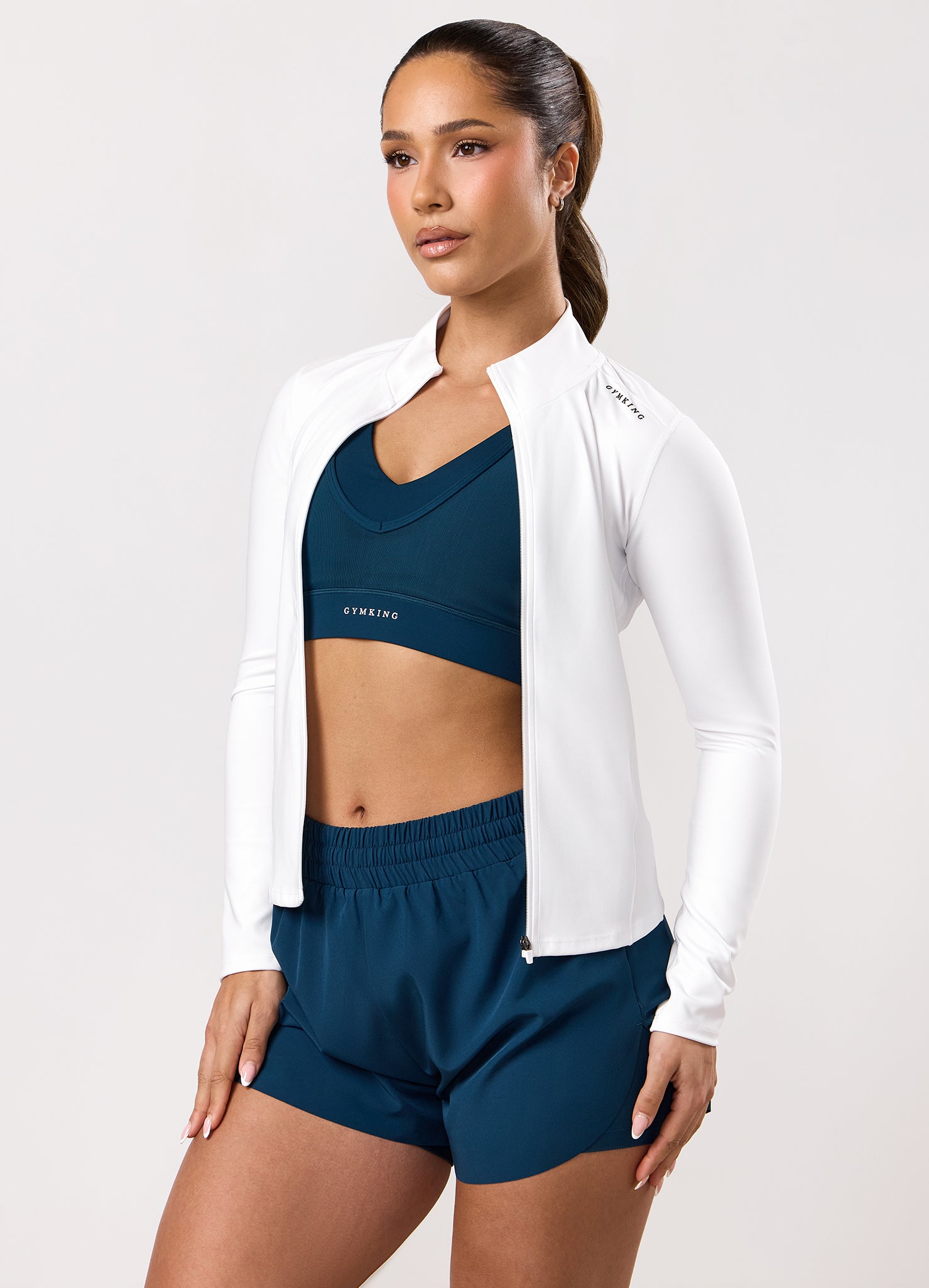 Gym King Dynamic 2-In-1 Short - Oil Blue