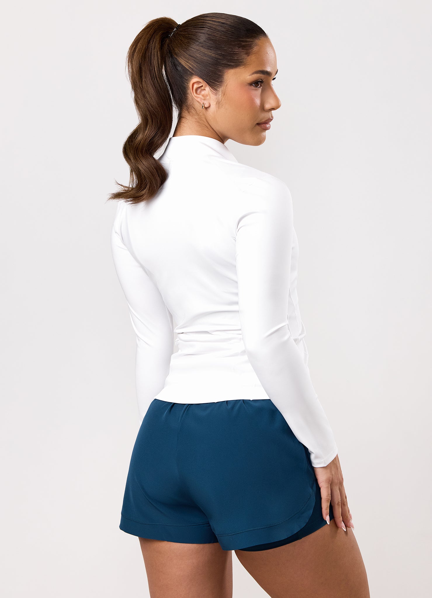 Gym King Dynamic Full Zip Funnel - White