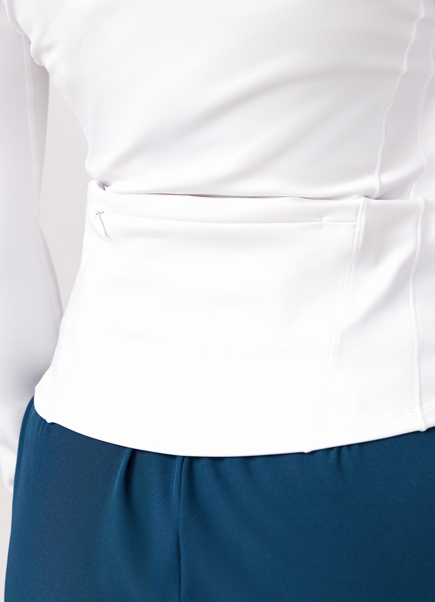 Gym King Dynamic Full Zip Funnel - White