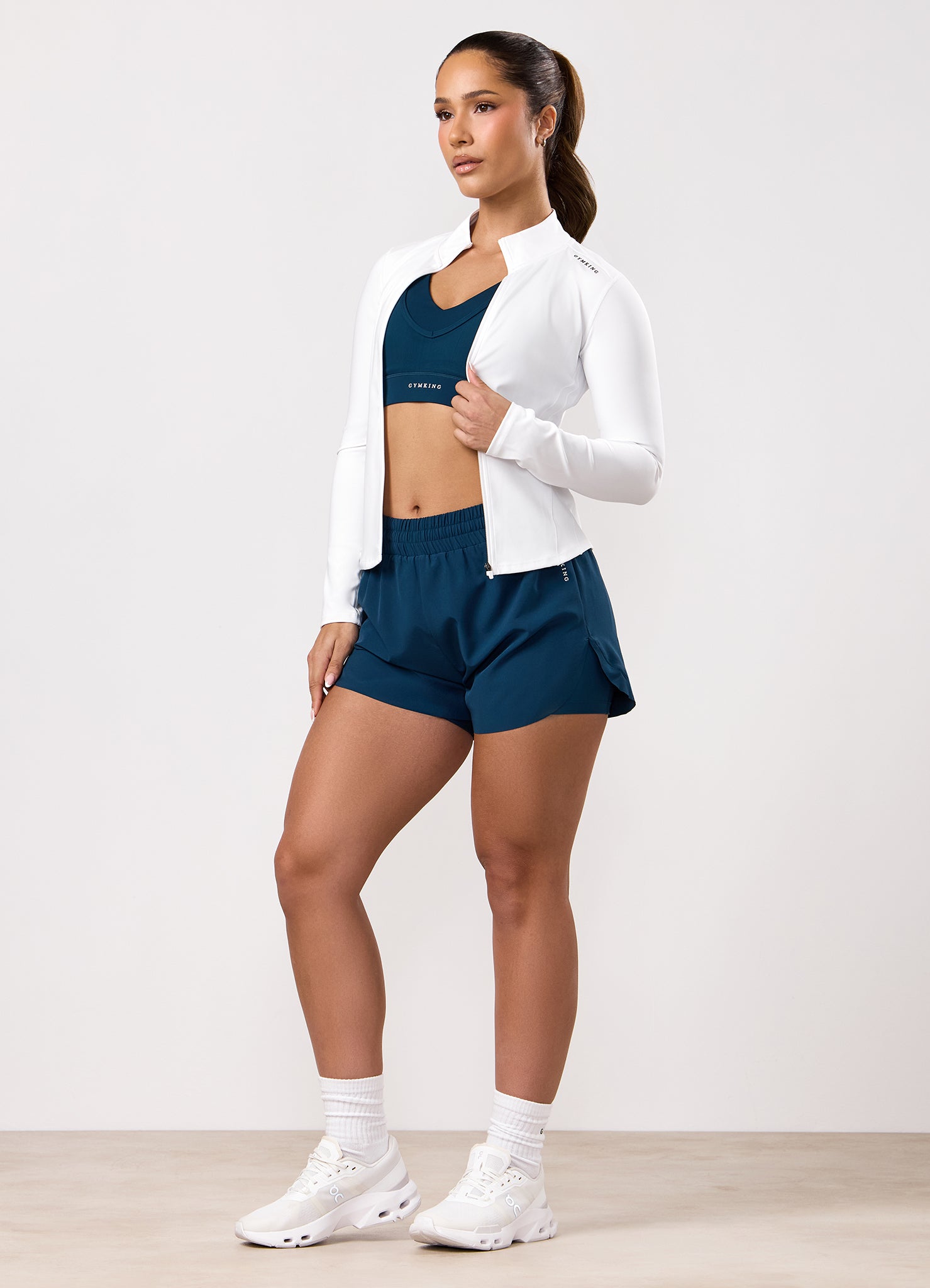 Gym King Dynamic 2-In-1 Short - Oil Blue