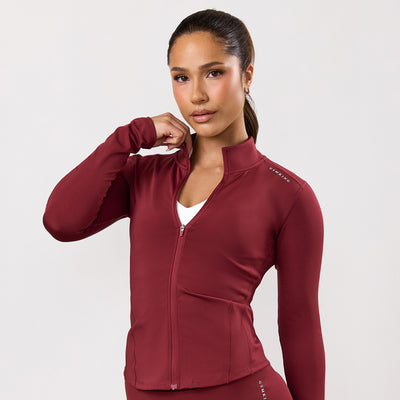 Gym King Dynamic Full Zip Funnel - Ruby Red
