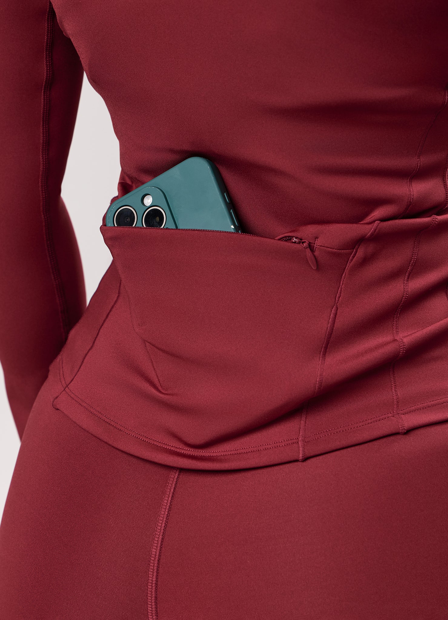 Gym King Dynamic Full Zip Funnel - Ruby Red