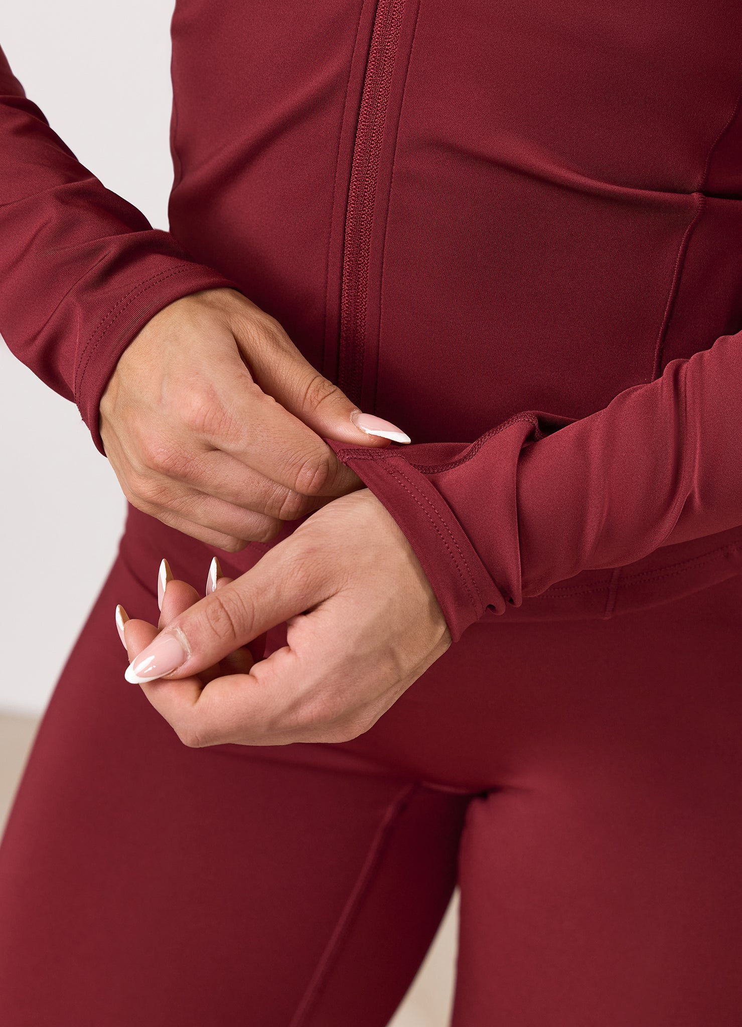 Gym King Dynamic Full Zip Funnel - Ruby Red