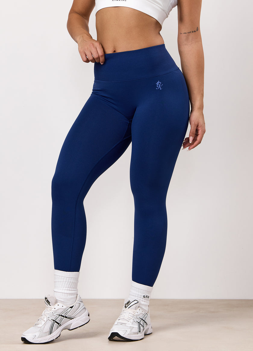 Gym King Sculpt Seamless Legging - Estate Blue