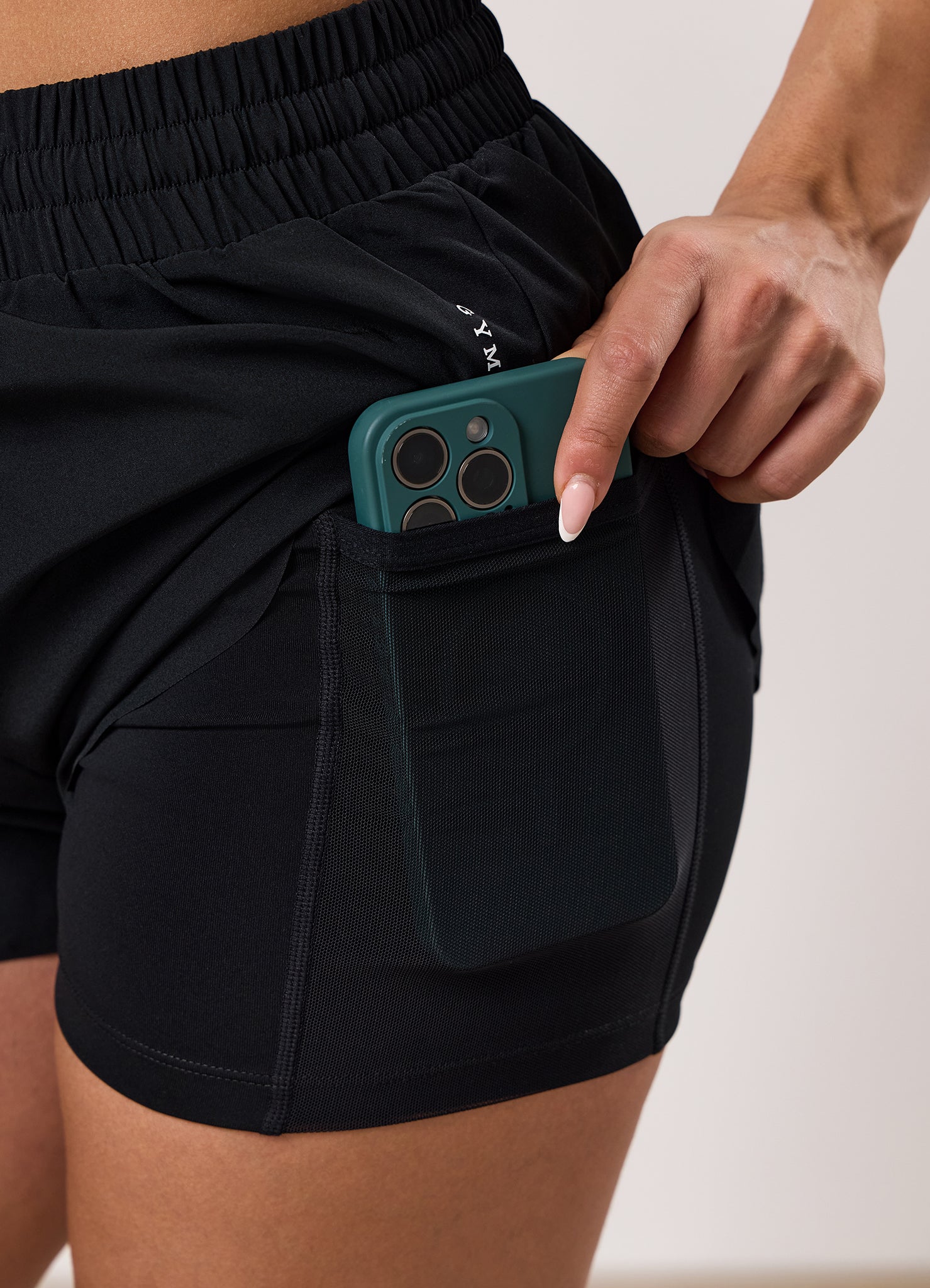 Gym King Dynamic 2-In-1 Short - Black