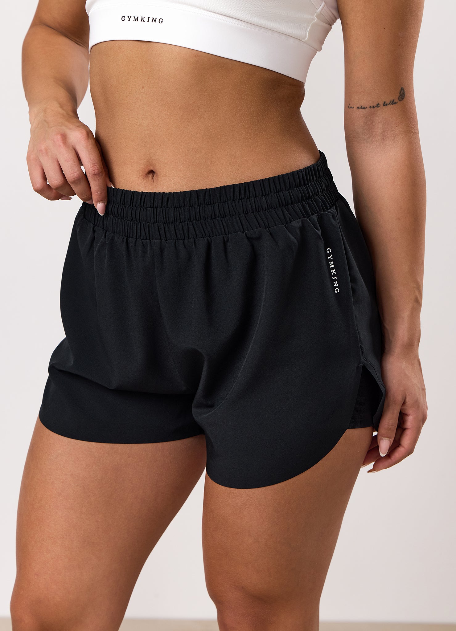 Gym King Dynamic 2-In-1 Short - Black
