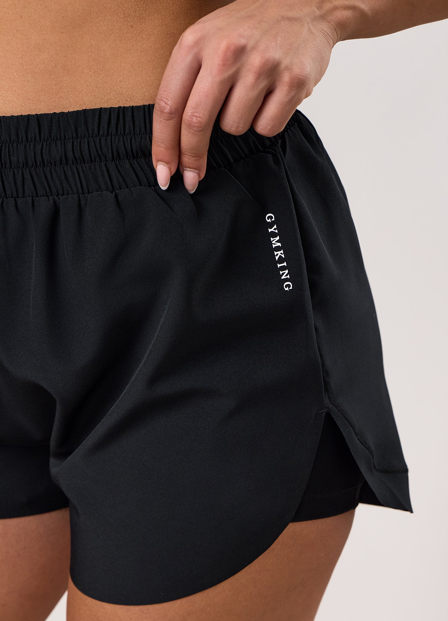 Gym King Dynamic 2-In-1 Short - Black