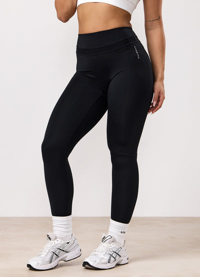 Gym King Dynamic Mesh Panel Legging - Black