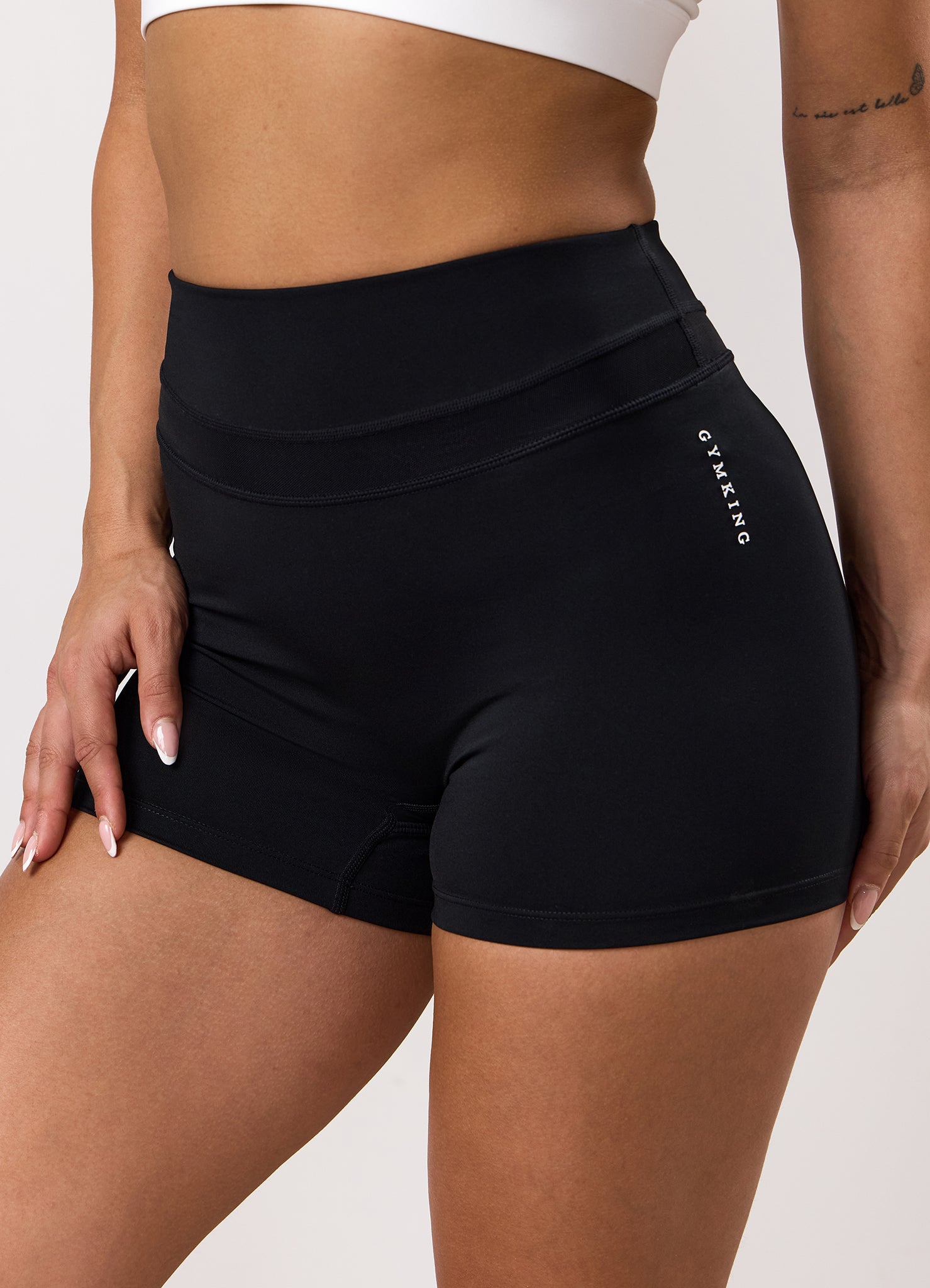 Gym King Dynamic Mesh Panel Short - Black