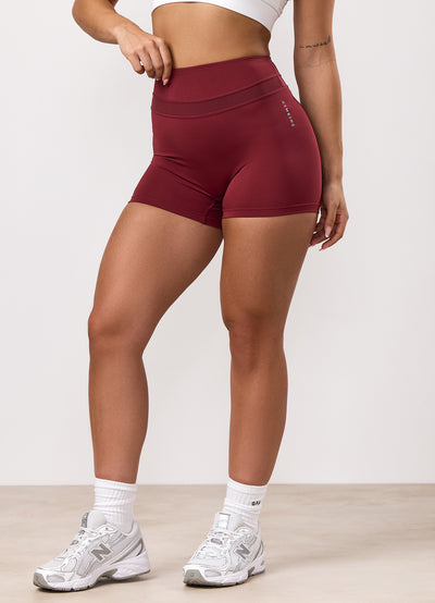 Gym King Dynamic Mesh Panel Short - Ruby Red