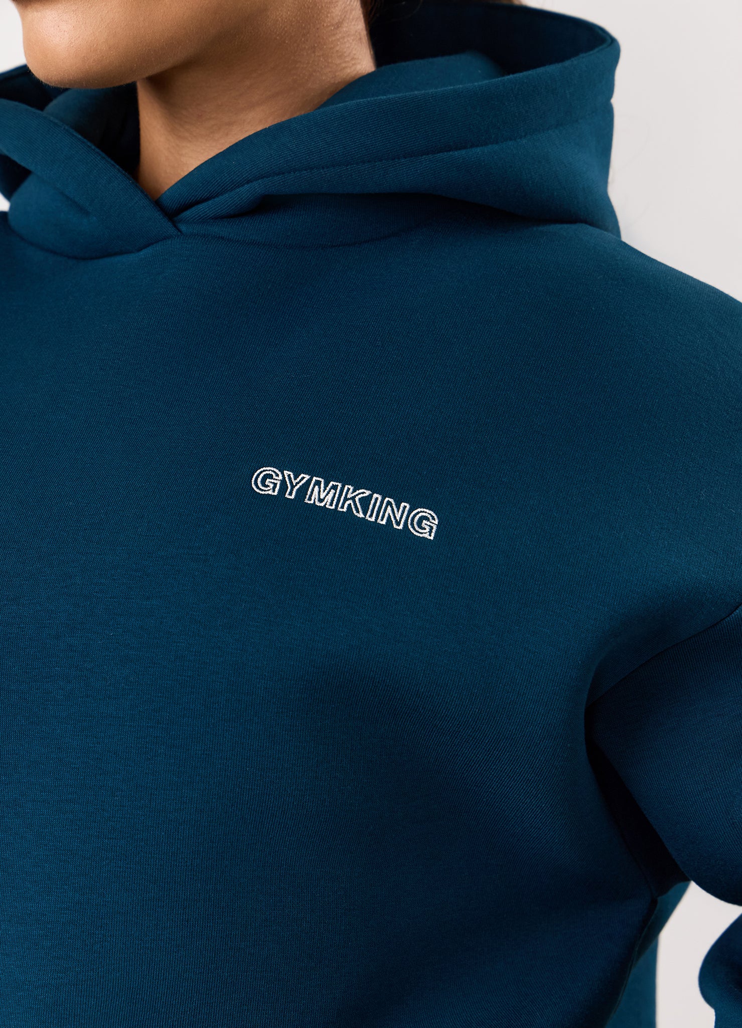 Gym King Dynamic Oversized Hood - Oil Blue