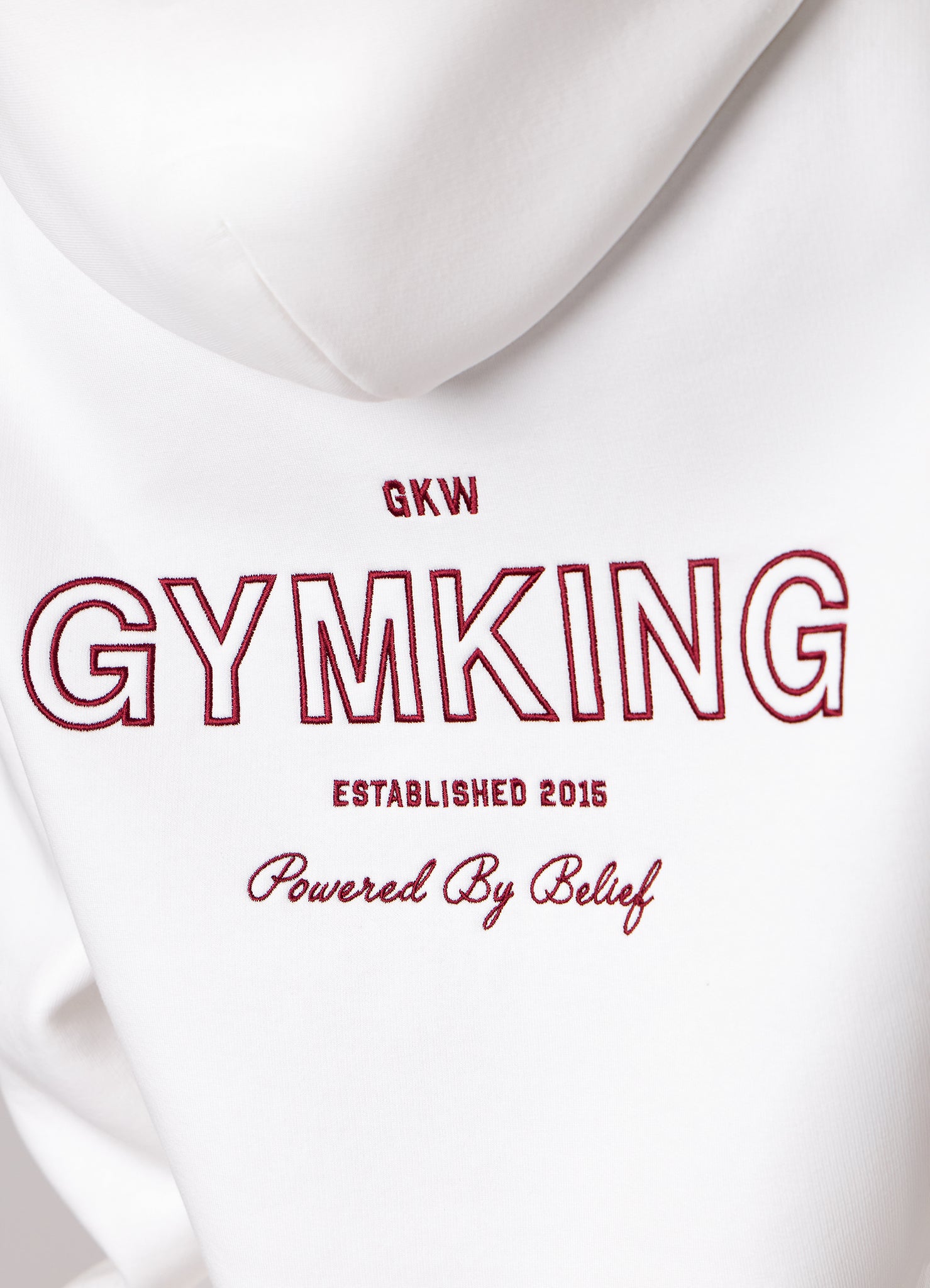 Gym King Dynamic Oversized Hood - Cream