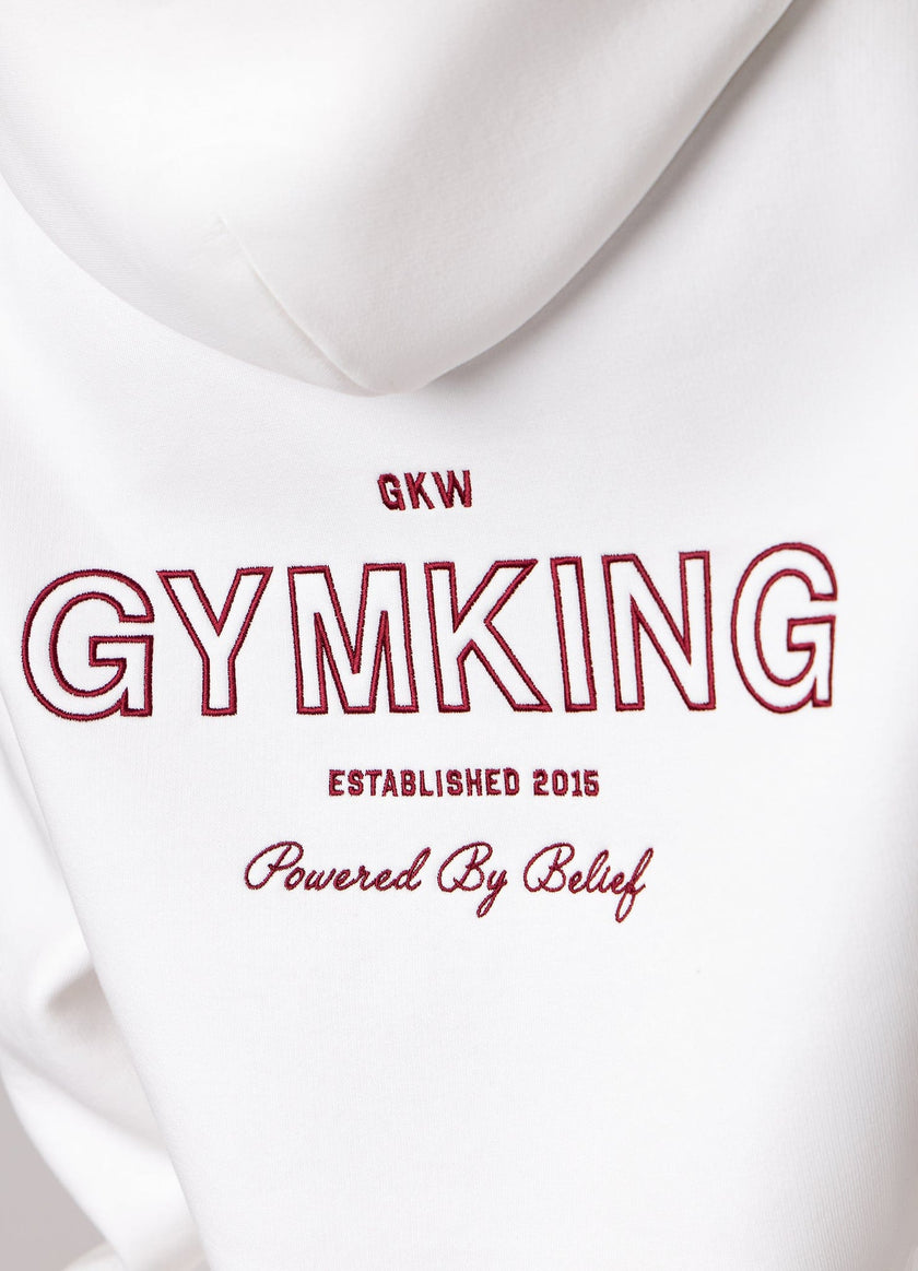 Gym King Dynamic Oversized Hood - Cream