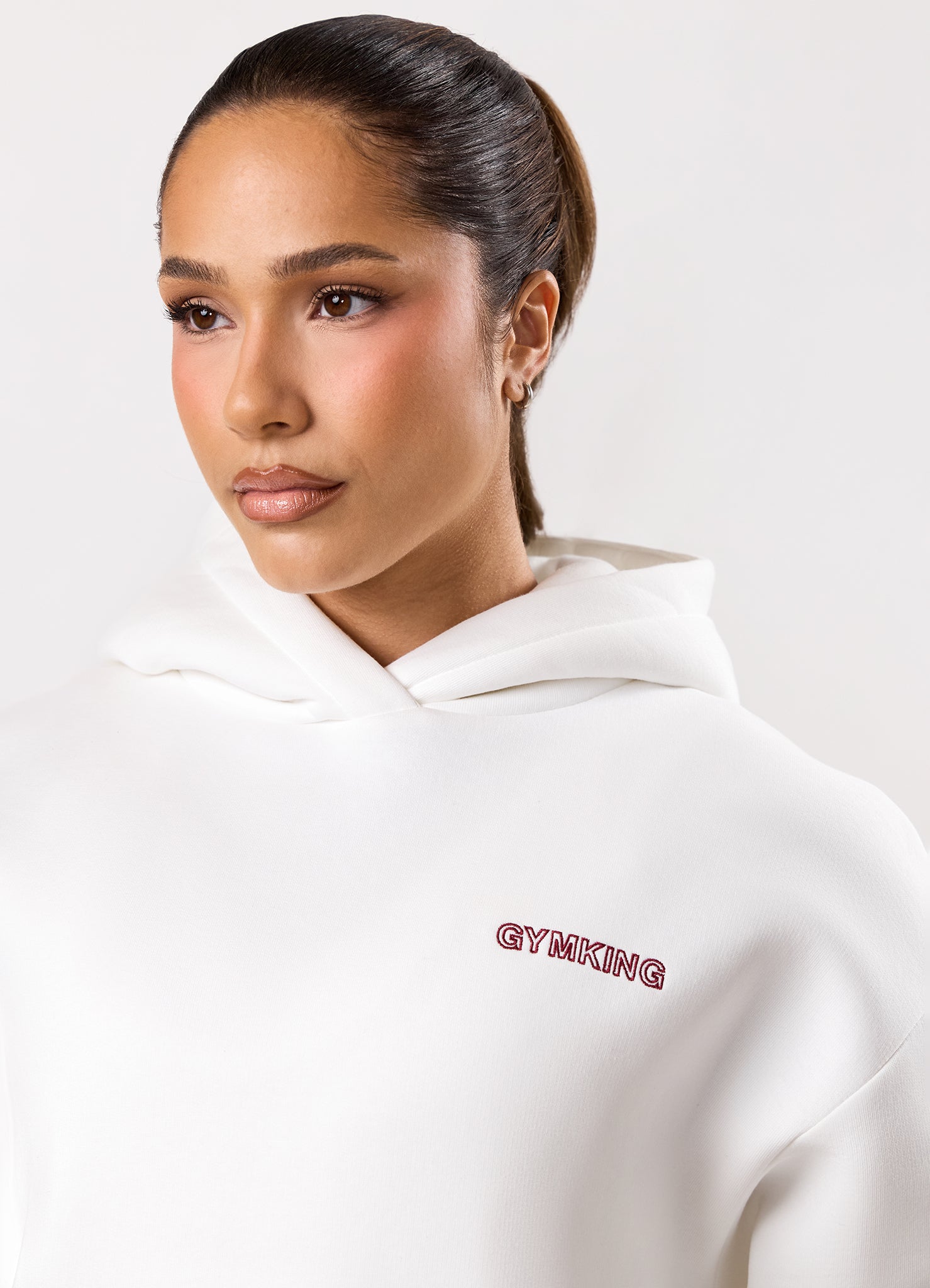 Gym King Dynamic Oversized Hood - Cream