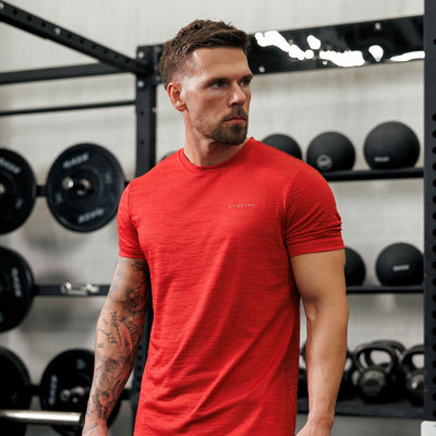 Gym King Dynamic Training Tee - Blood Stone