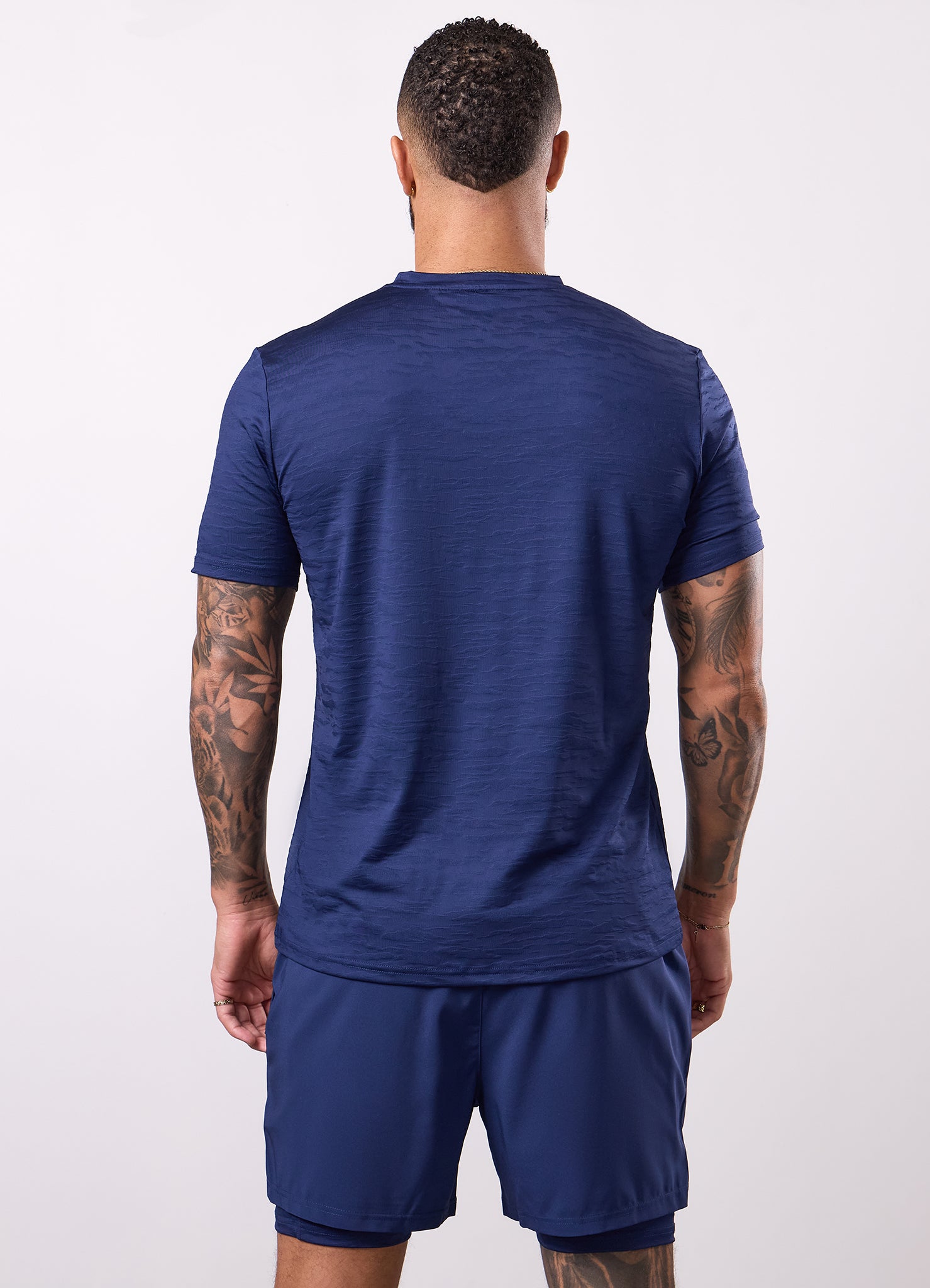 Gym King Dynamic Training Tee - Oxford Blue