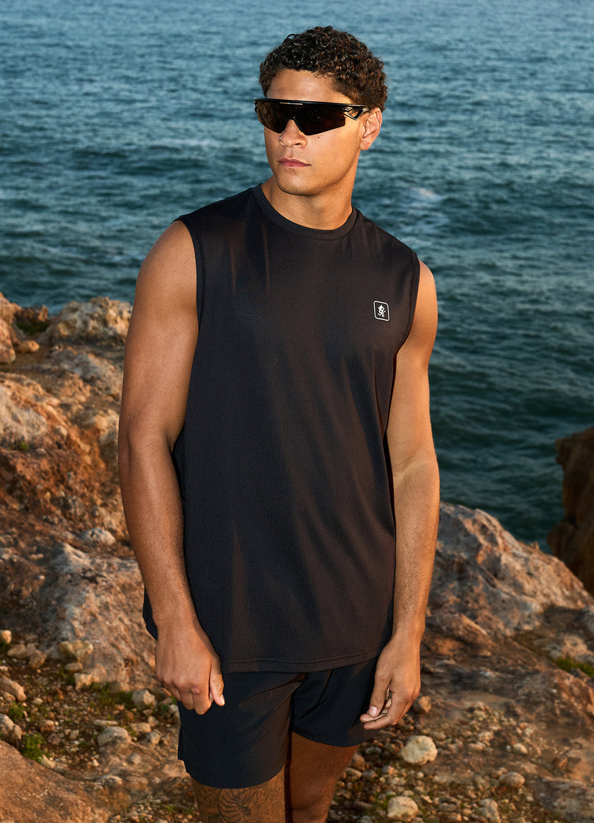 Gym King Apex Performance Vest - Black